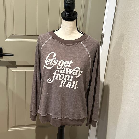WILDFOX Sweater Let's Get Away sz S - Picture 2 of 10